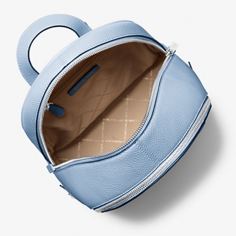 Michael Kors Blue Backpack with Patches - Picture 3 of 15